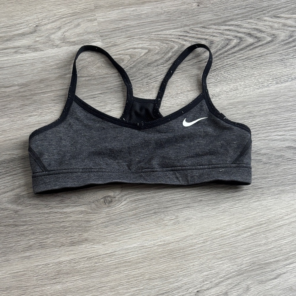 Nike Black Sports Bra Medium Impact Compression